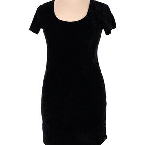 Chelsea & Violet Black Velvet Bodycon Dress Size XL
